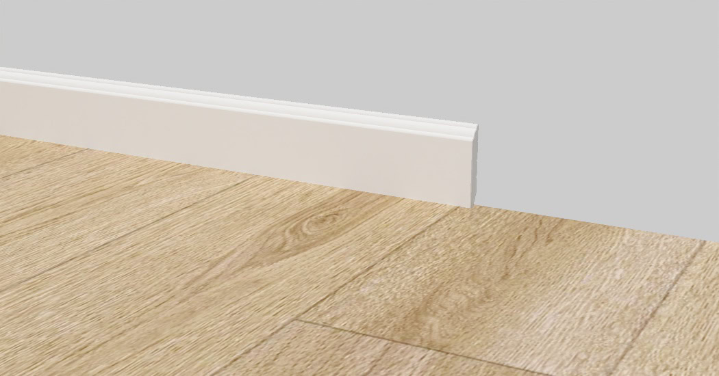 BUKOMA PROFI-80 bílá – s podlahou NEOERA 3D TEX U‑CLICK XXL Dub Slunečný